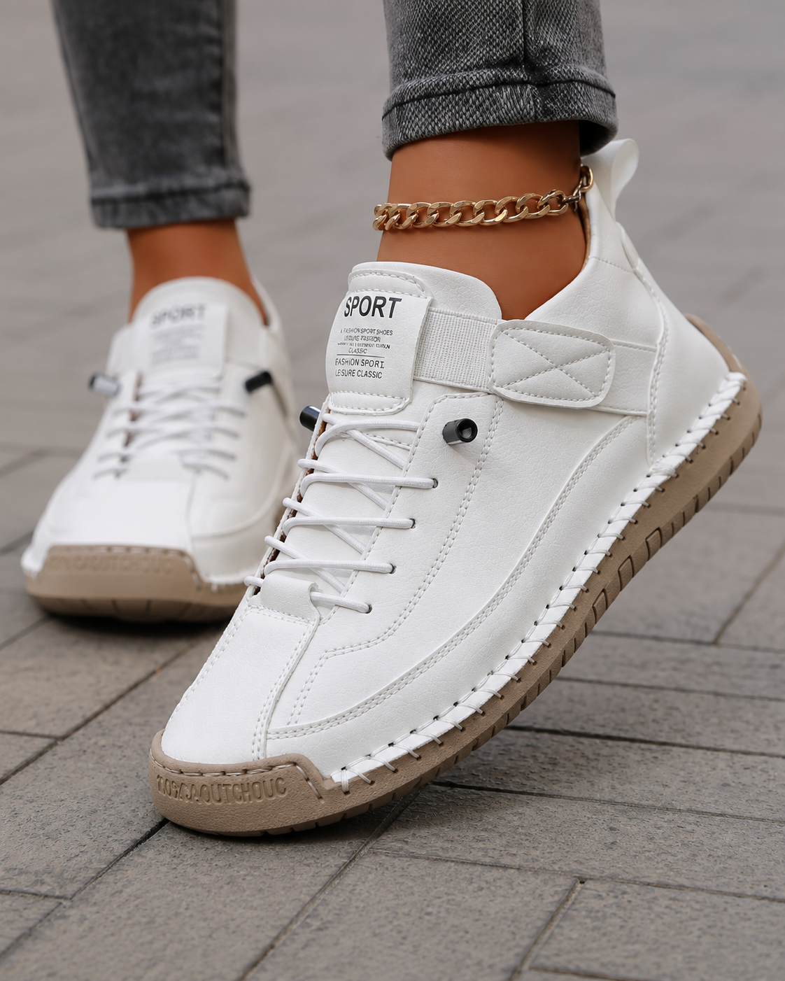 Renate™ | Bequeme orthopädische Sneaker mit Klettverschluss