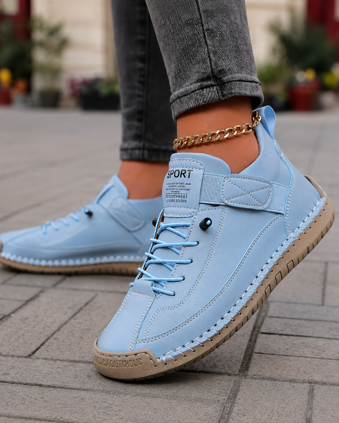 Renate™ | Bequeme orthopädische Sneaker mit Klettverschluss
