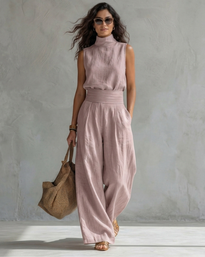Marieke | Conjunto con Top de Cuello Alzado