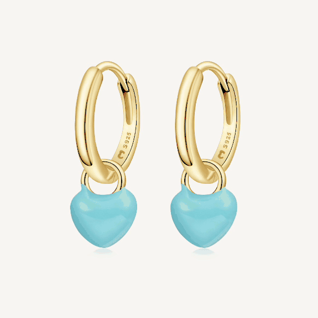 Pendientes Aros Corazón
