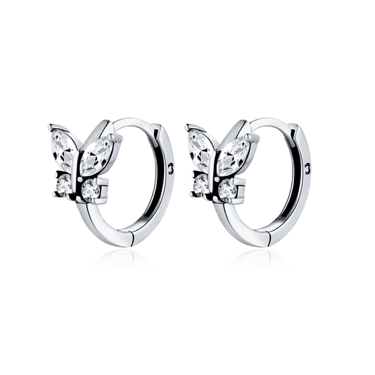 Pendientes Mariposa Cristal