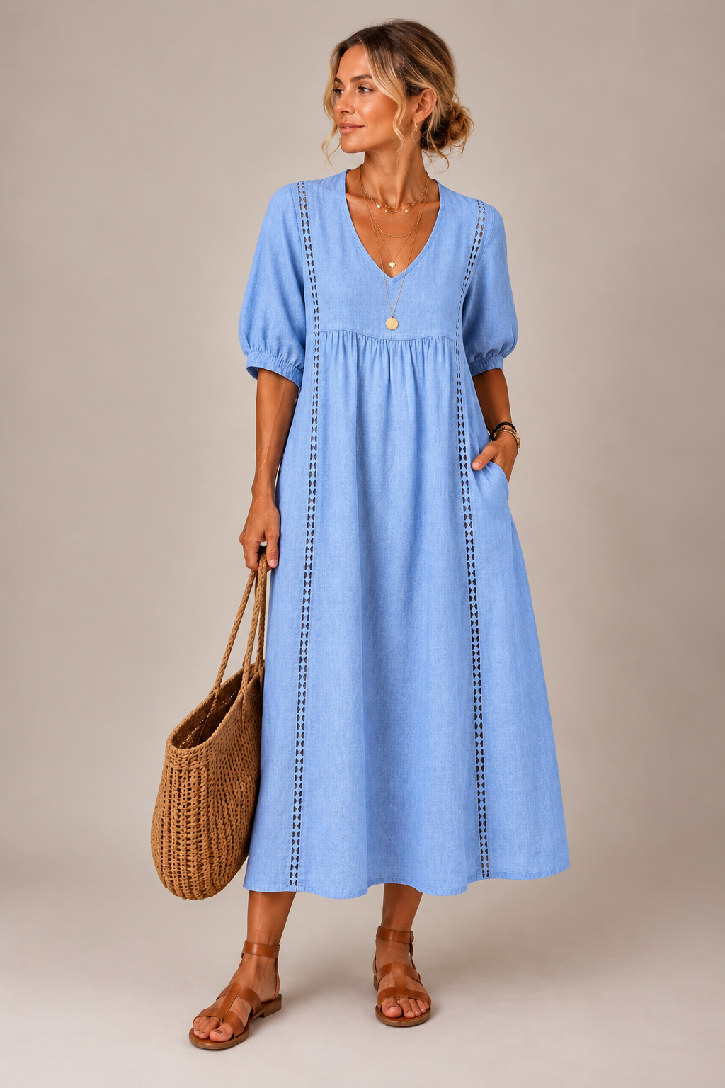 Sefi | Vestido midi de otoño/verano