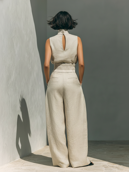 Marieke | Conjunto con Top de Cuello Alzado