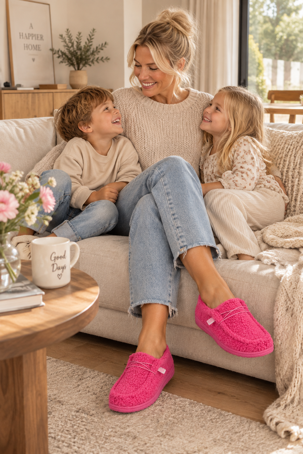 Luna™ | Pantuflas Teddy Cálidas