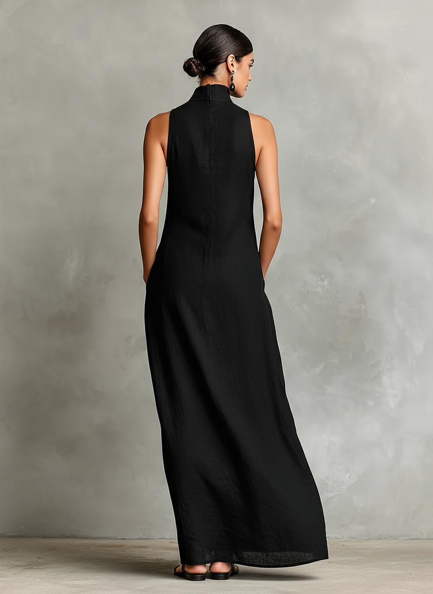 Caterina | Minimalistisches langes Kleid