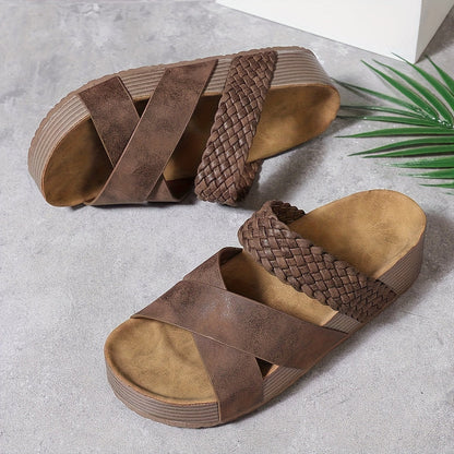 Donatella | Sandalias de Elegancia Trenzada