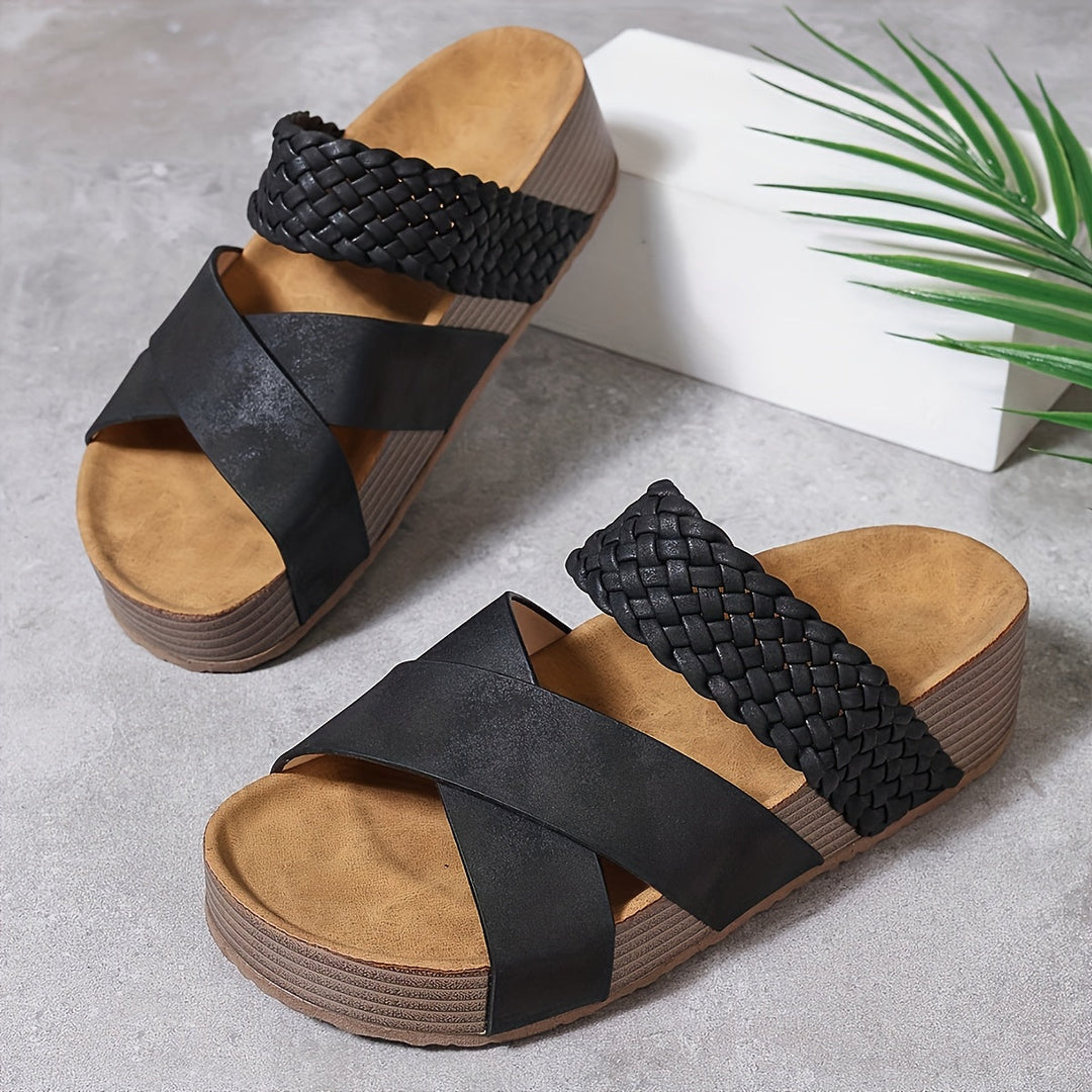 Donatella | Sandalias de Elegancia Trenzada