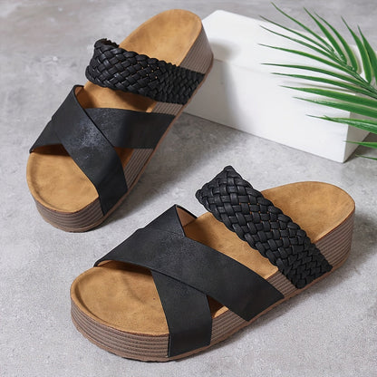 Donatella | Sandalias de Elegancia Trenzada