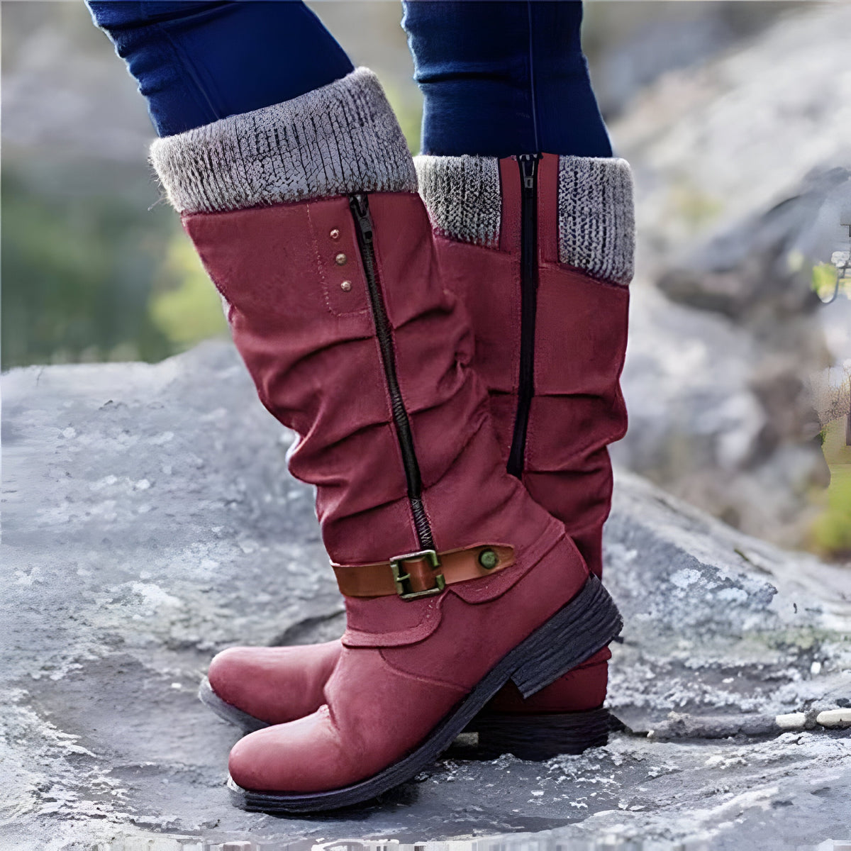 Faye™ | Elegante bequeme Stiefel mit stützendem Fußbett
