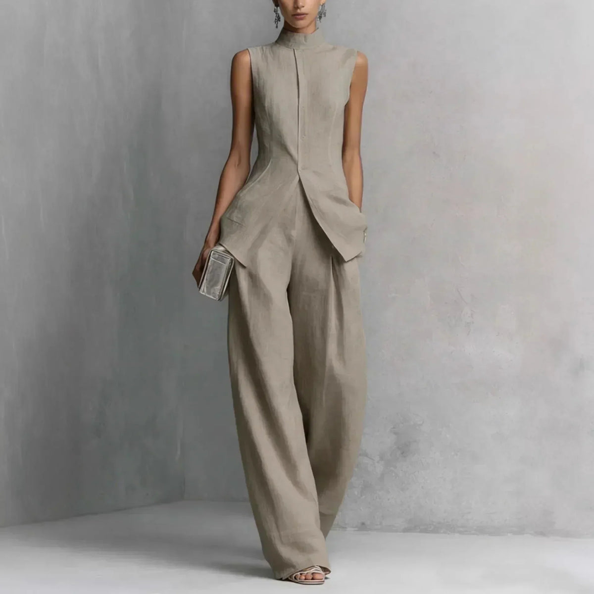 Greetje | Ensemble avec poches au pantalon