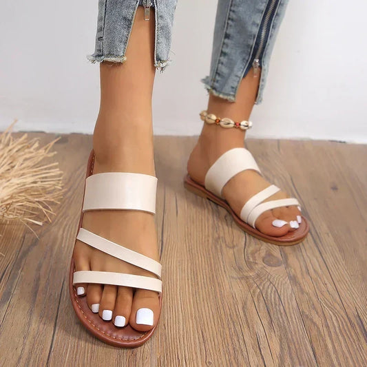Rosalba | Sandali piatti casual e comodi