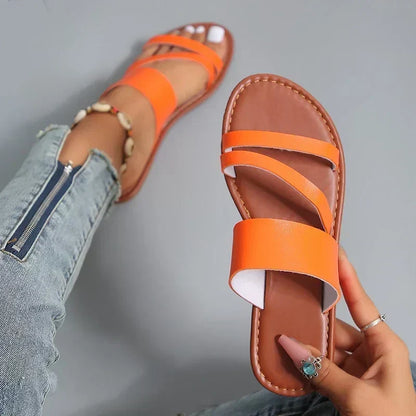 Rosalba | Sandalias Planas Casuales y Confortables