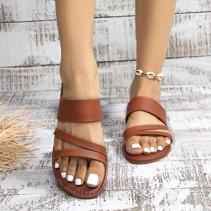 Rosalba | Sandalias Planas Casuales y Confortables