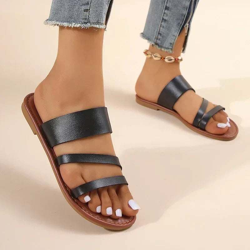 Rosalba | Sandalias Planas Casuales y Confortables