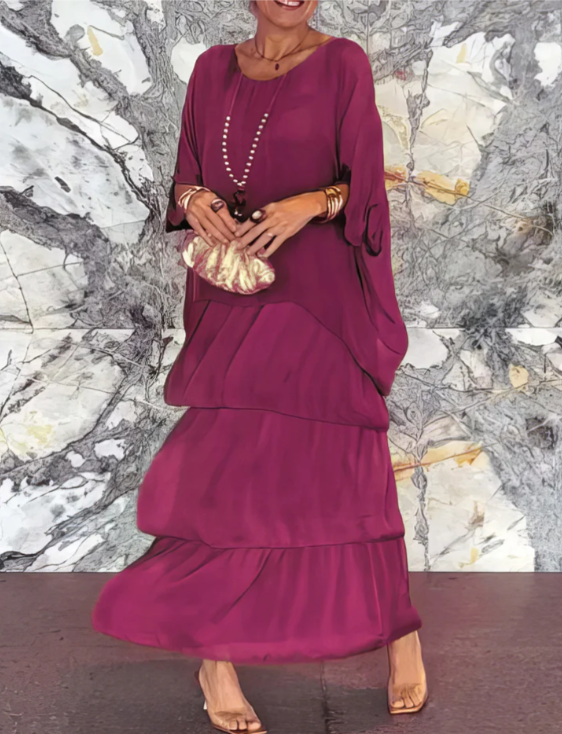 Mirae™ | Vestido Maxi Fluido con Estilo