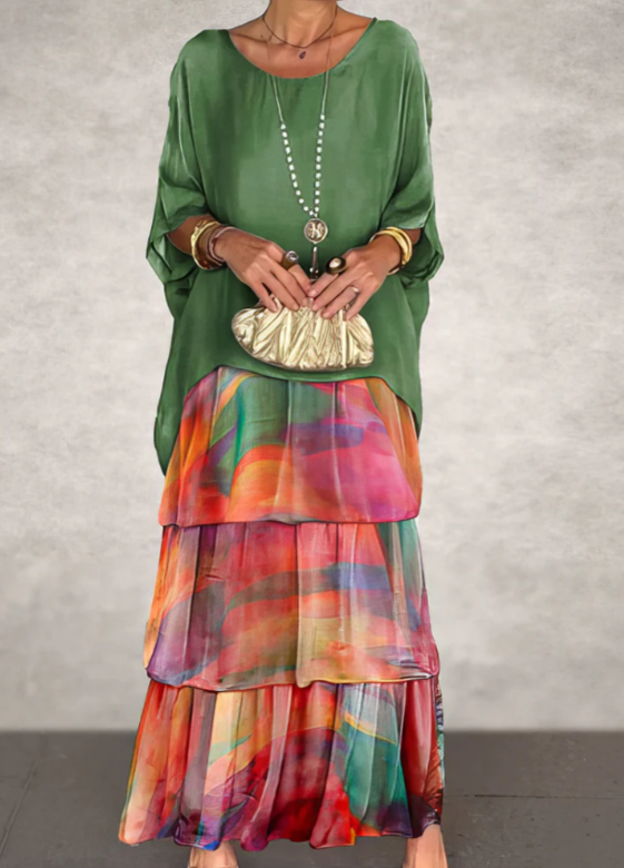 Mirae™ | Vestido Maxi Fluido con Estilo