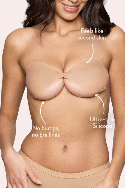 Invisibra | Boomba Beige Sujetador Adhesivo Invisible