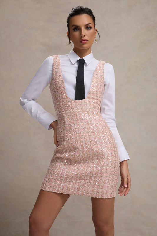 Oxford | Pichi de bouclé en rosa