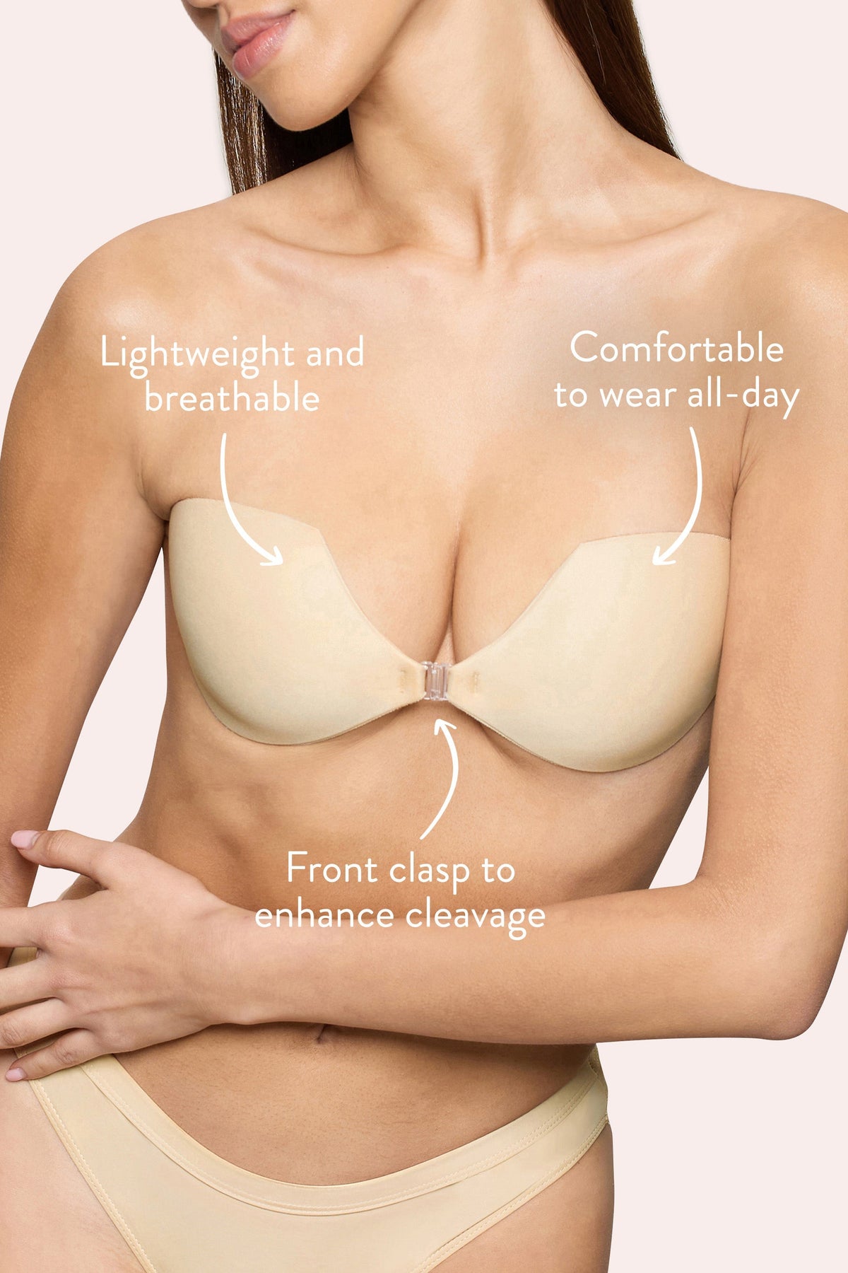 Demi Sticky Bra | Sujetador Adhesivo Demi Boomba en Beige