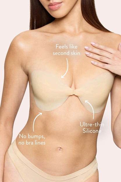 Invisibra | Boomba Beige Sujetador Adhesivo Invisible
