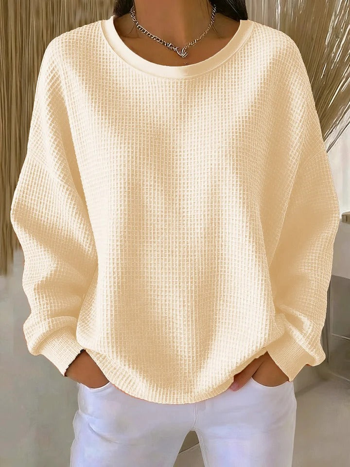 Sari™ | Lässiger Strickpullover mit Struktur