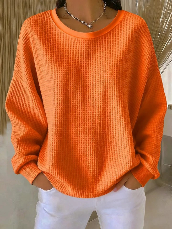 Sari™ | Lässiger Strickpullover mit Struktur