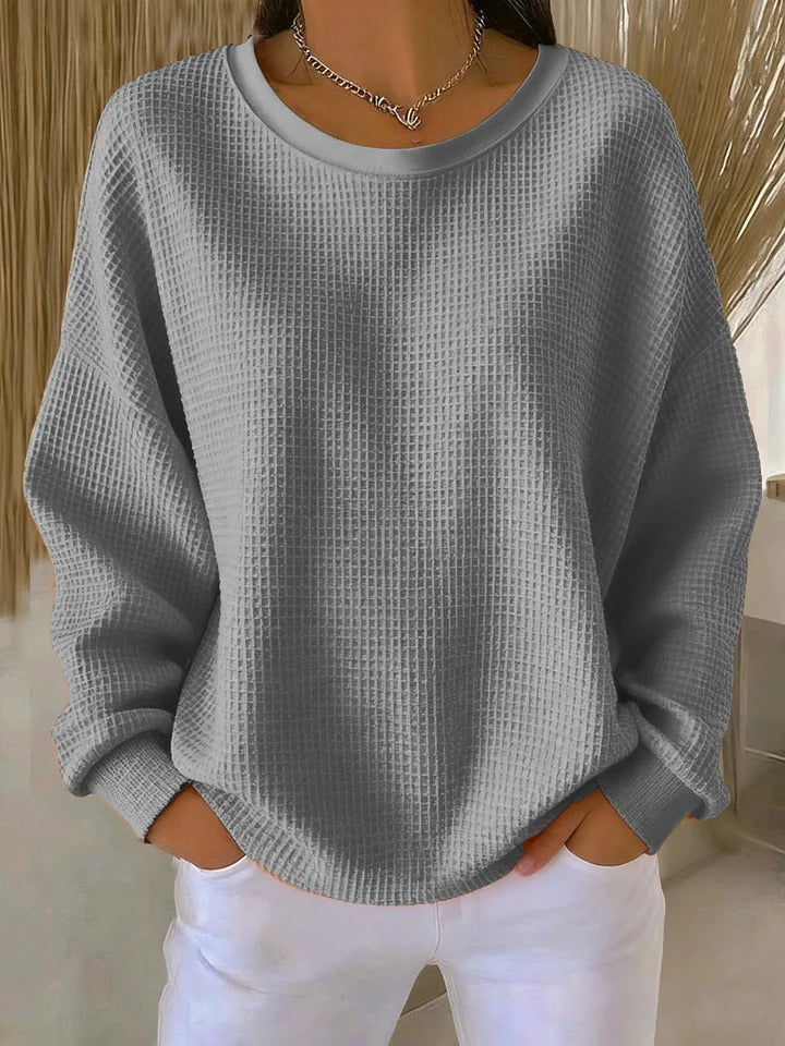 Sari™ | Lässiger Strickpullover mit Struktur