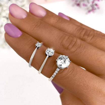 Anillo Circonita Oval