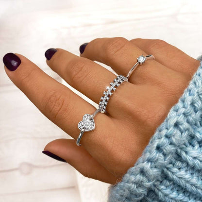 Anillo Circonita Solitaria