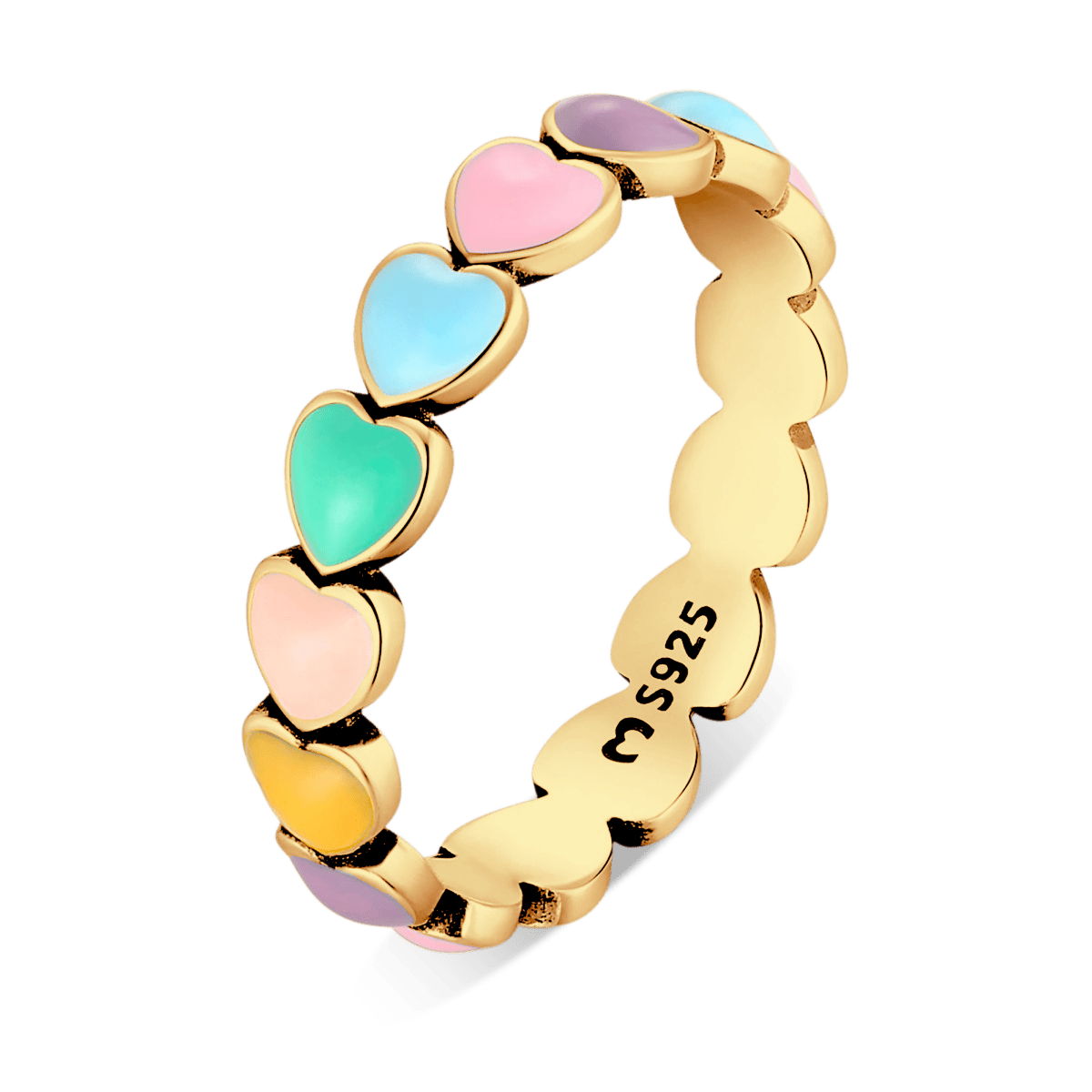 Anillo Colorful Hearts