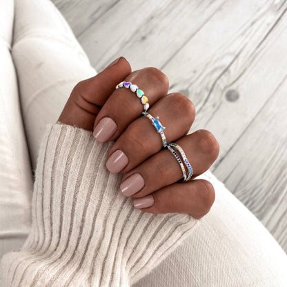 Anillo Colorful Hearts