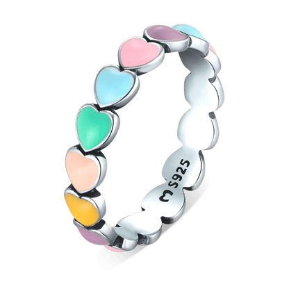 Anillo Colorful Hearts