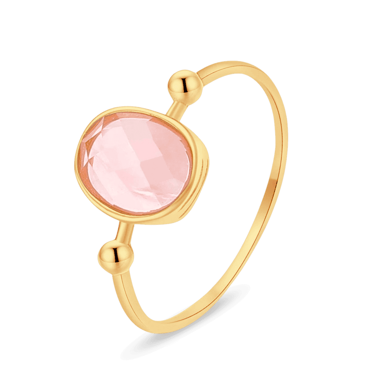 Anillo Rosa Brillo
