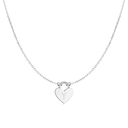 Collar Inicial Corazón