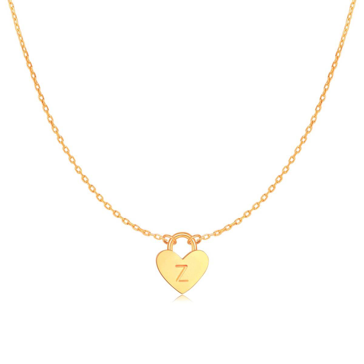 Collar Inicial Corazón