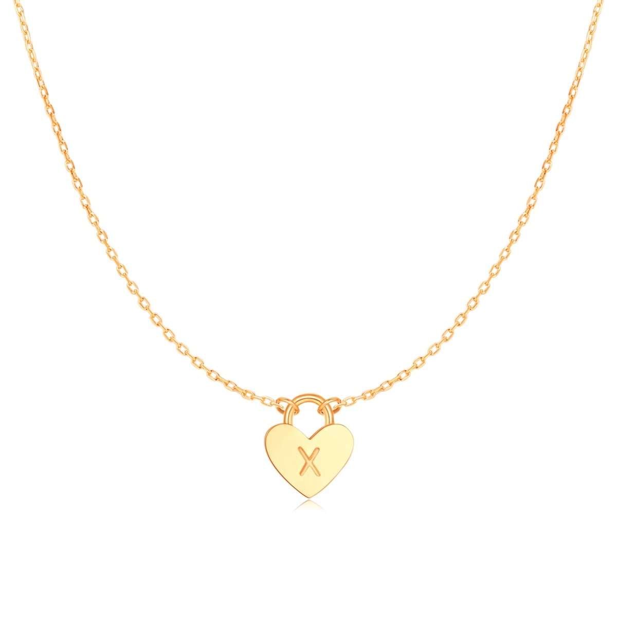 Collar Inicial Corazón