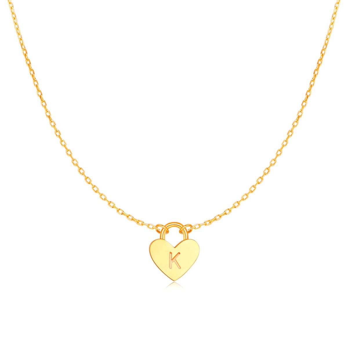 Collar Inicial Corazón