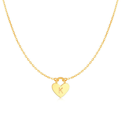 Collar Inicial Corazón