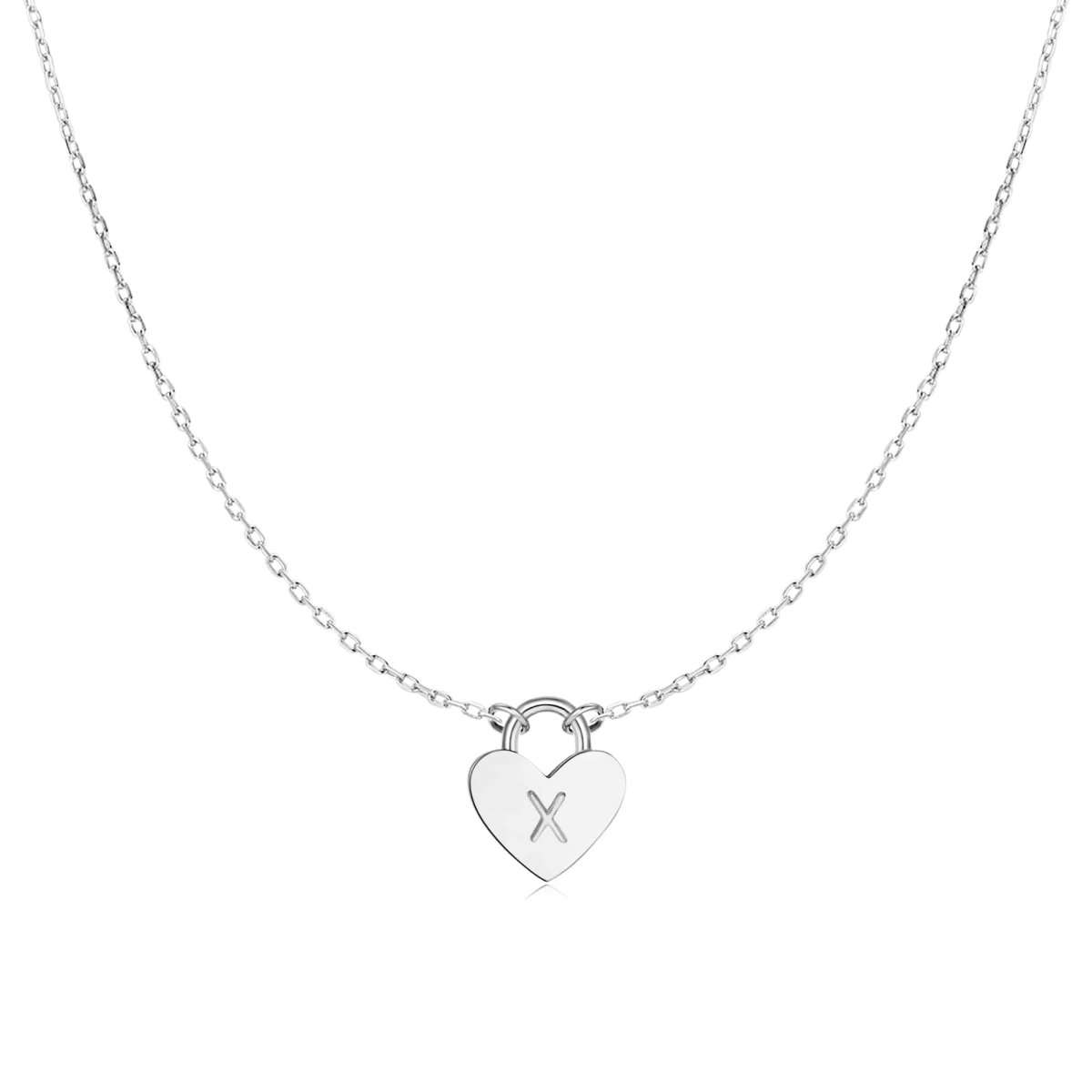 Collar Inicial Corazón