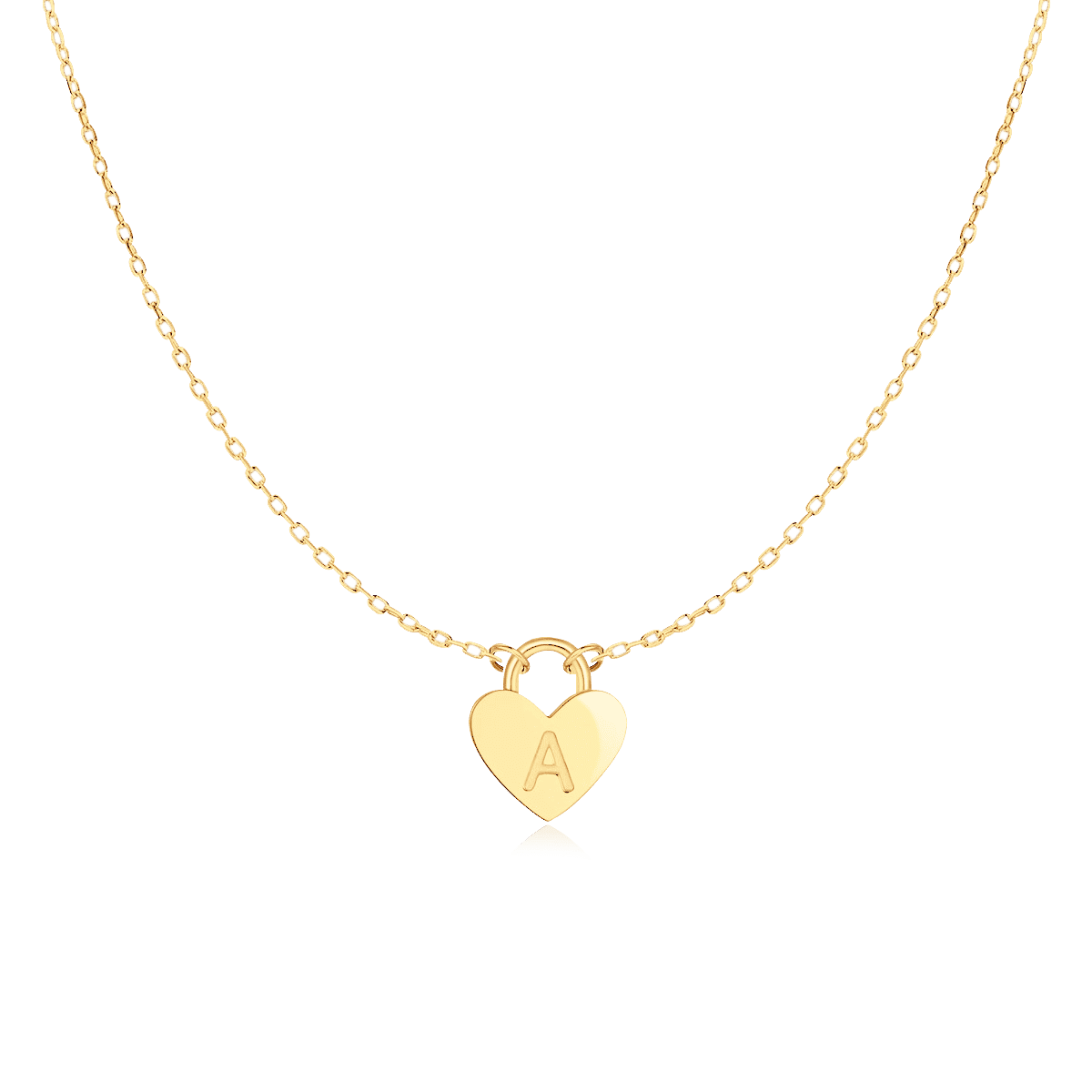 Collar Inicial Corazón