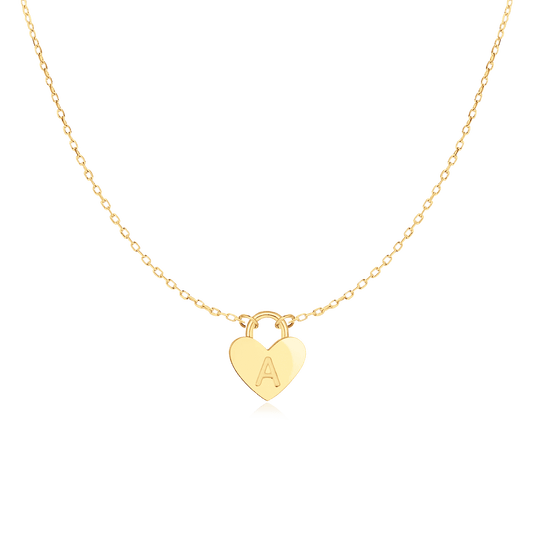 Collar Inicial Corazón