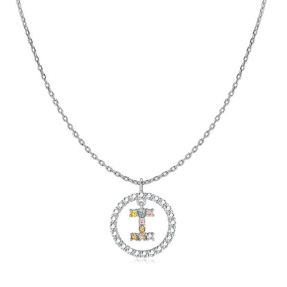 Collar Iniciales Brillantes