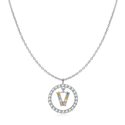 Collar Iniciales Brillantes