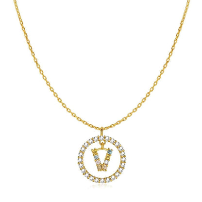 Collar Iniciales Brillantes