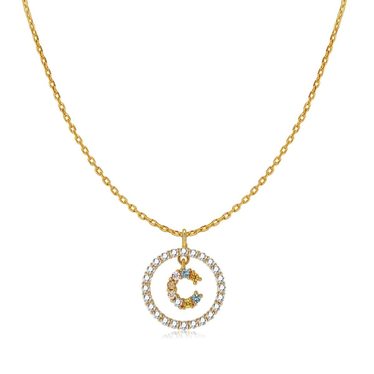 Collar Iniciales Brillantes