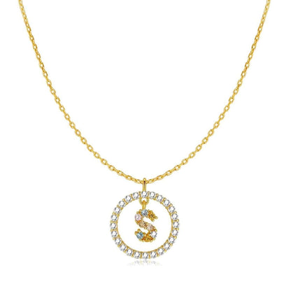 Collar Iniciales Brillantes
