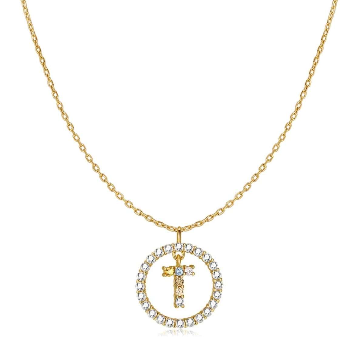 Collar Iniciales Brillantes
