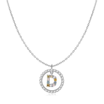 Collar Iniciales Brillantes
