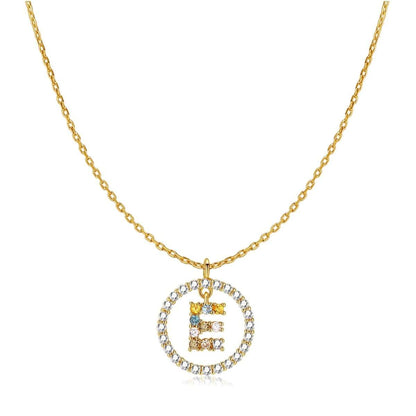 Collar Iniciales Brillantes