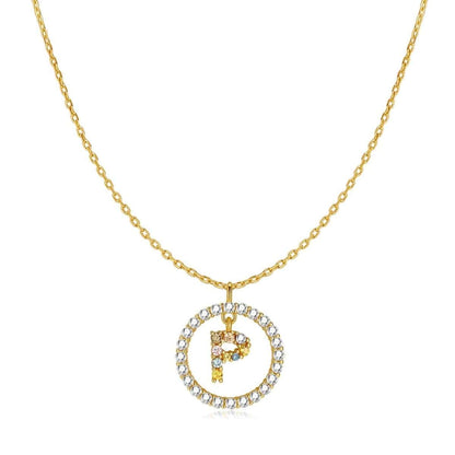Collar Iniciales Brillantes